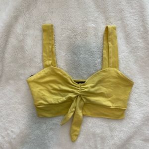 Yellow Crop Top